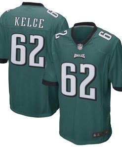 Jason Kelce Philadelphia Eagles Game Jersey - Midnight Green Nfl