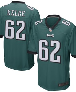 Jason Kelce Philadelphia Eagles Game Player Jersey - Green Nfl