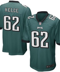 Jason Kelce Philadelphia Eagles Youth Nike Team Color Game Jersey - Green