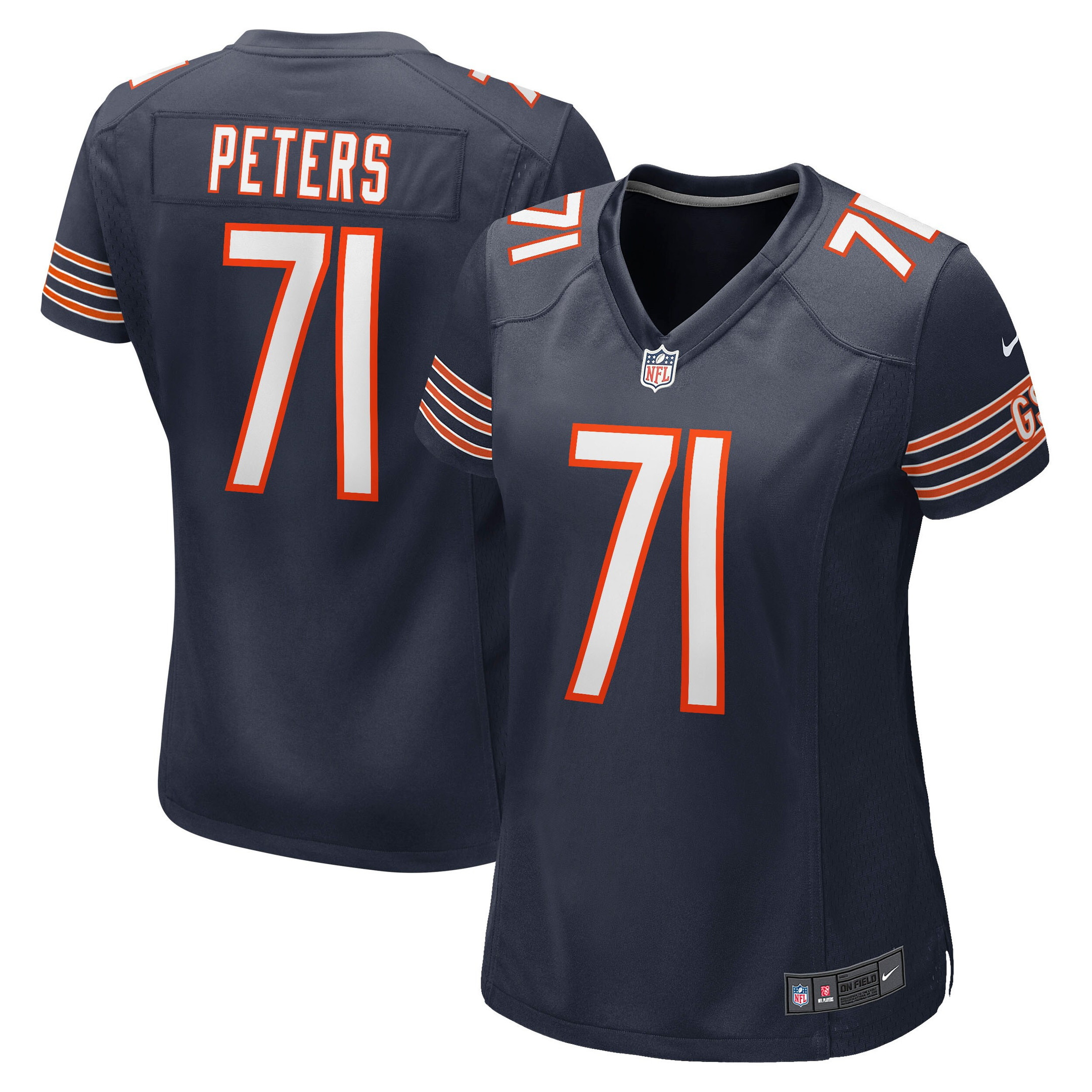 Jason Peters Chicago Bears Womens Game Jersey - Navy Nfl