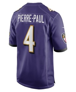 Jason Pierre-Paul 4 Baltimore Ravens Home Game Player Jersey - Purple