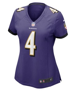 Jason Pierre-Paul 4 Baltimore Ravens Women's Home Game Player Jersey - Purple