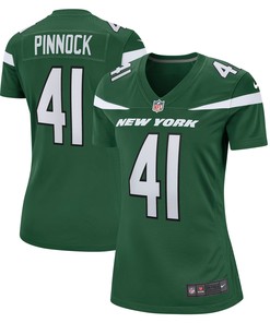 Jason Pinnock New York Jets Womens Game Jersey - Gotham Green Nfl