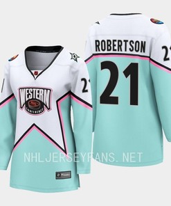Jason Robertson 21 Dallas Stars 2023 All-Star Game Jersey White Equipment
