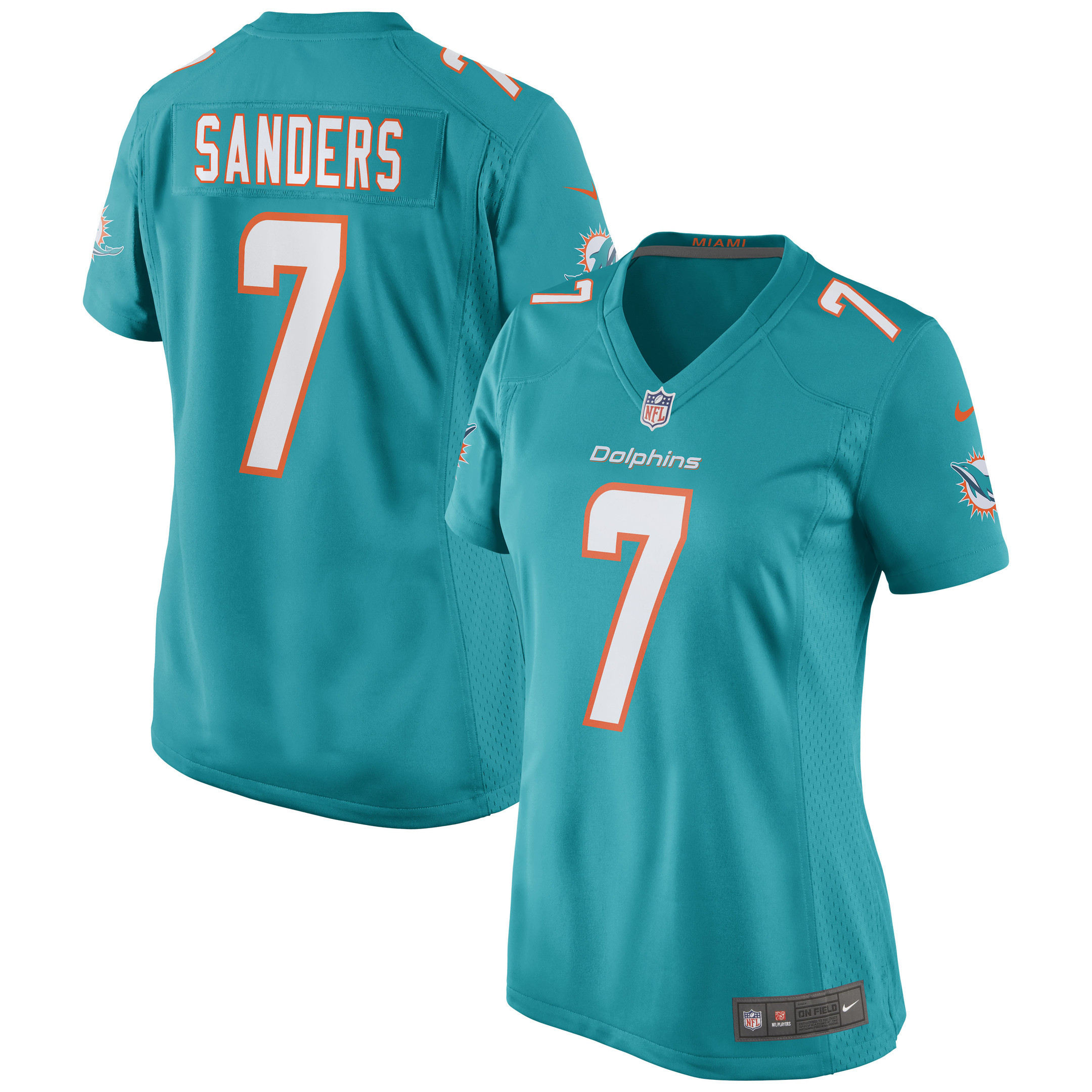 Jason Sanders Miami Dolphins Womens Game Jersey - Aqua Nfl