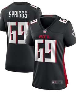 Jason Spriggs Atlanta Falcons Womens Game Jersey - Black Nfl