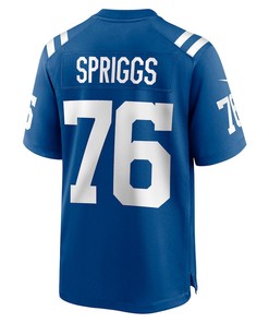 Jason Spriggs Indianapolis Colts Game Player Jersey - Royal