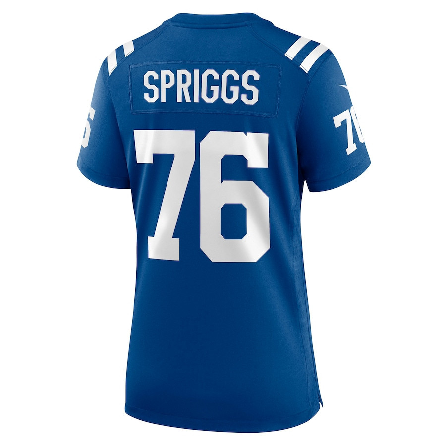 Jason Spriggs Indianapolis Colts Women's Player Game Jersey - Royal