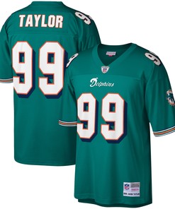 Jason Taylor Miami Dolphins Mitchell & Ness 2006 Legacy Replica Jersey - Aqua Nfl