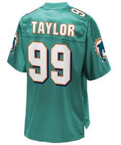 Jason Taylor Miami Dolphins Nfl Pro Line Retired Player Jersey - Teal