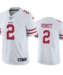 Jason Verrett 2 San Francisco 49ers White Vapor Limited Jersey