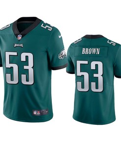Jatavis Brown Philadelphia Eagles Green Vapor Limited Jersey