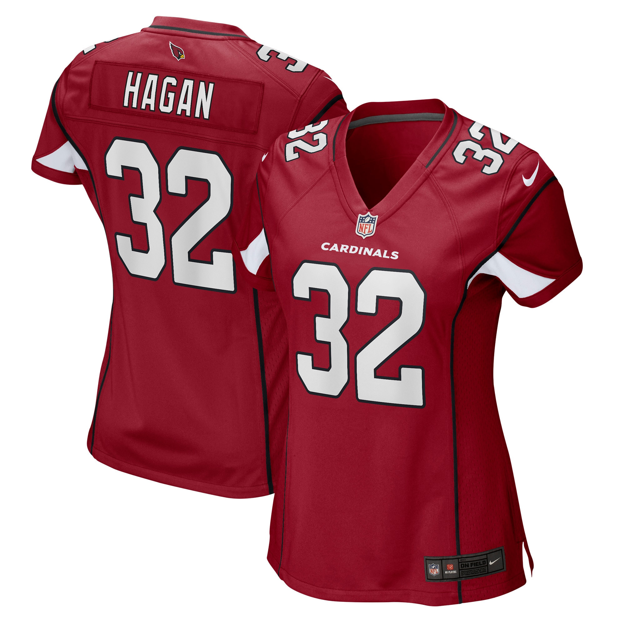 Javon Hagan Arizona Cardinals Womens Game Jersey - Cardinal Nfl