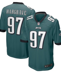 Javon Hargrave 97 Philadelphia Eagles Player Jersey - Midnight Green