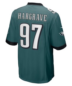 Javon Hargrave 97 Philadelphia Eagles Player Jersey - Midnight Green