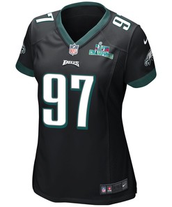 Javon Hargrave 97 Philadelphia Eagles Super Bowl LVII Champions Women Game Jersey - Black