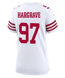 Javon Hargrave 97 San Francisco 49ers Women Game Jersey - White