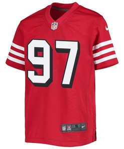Javon Hargrave 97 San Francisco 49ers Youth Alternate Game Jersey - Scarlet