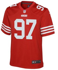 Javon Hargrave 97 San Francisco 49ers Youth Game Jersey - Scarlet