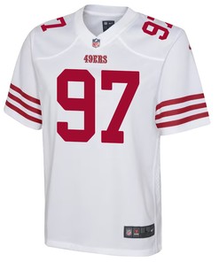 Javon Hargrave 97 San Francisco 49ers Youth Game Jersey - White