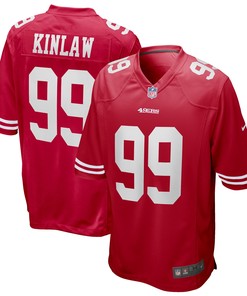 Javon Kinlaw San Francisco 49ers Game Jersey - Scarlet Nfl
