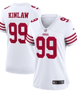 Javon Kinlaw San Francisco 49ers Womens Player Game Jersey - White Nfl