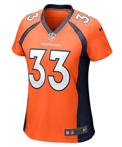 Javonte Williams 33 Denver Broncos Women's Game Jersey - Orange
