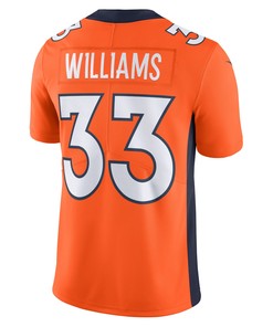 Javonte Williams 33 Denver Broncos Youth Game Jersey - Orange