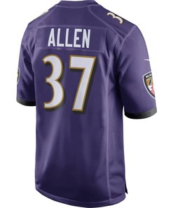 Javorius Allen Baltimore Ravens Nfl Draft Game Jersey - Purple
