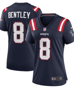 Jawhaun Bentley New England Patriots Womens Game Player Jersey - Navy Nfl