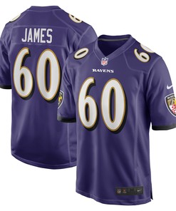 Jawuan James Baltimore Ravens Game Jersey - Purple Nfl