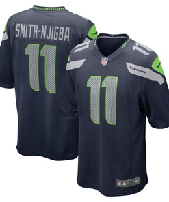 Jaxon Smith-Njigba 11 Seattle Seahawks 2023 NFL Draft Game Jersey - College Navy
