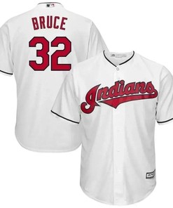 Jay Bruce Cleveland Indians Cool Base Player Jersey - White