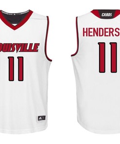 Jay Henderson 11 Louisville Cardinals College Basketball Men Jersey - White