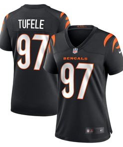 Jay Tufele Cincinnati Bengals Women's Game Player Jersey - Black