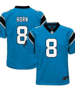 Jaycee Horn 8 Carolina Panthers Youth Alternate Game Jersey - Blue