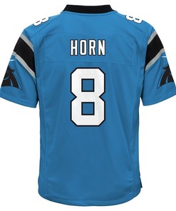 Jaycee Horn 8 Carolina Panthers Youth Alternate Game Jersey - Blue