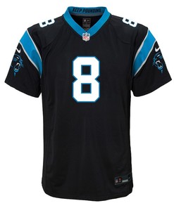 Jaycee Horn 8 Carolina Panthers Youth Game Jersey - Black