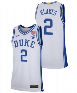 Jaylen Blakes 2 Duke Blue Devils 2023 College Basketball Limited Men Jersey - White