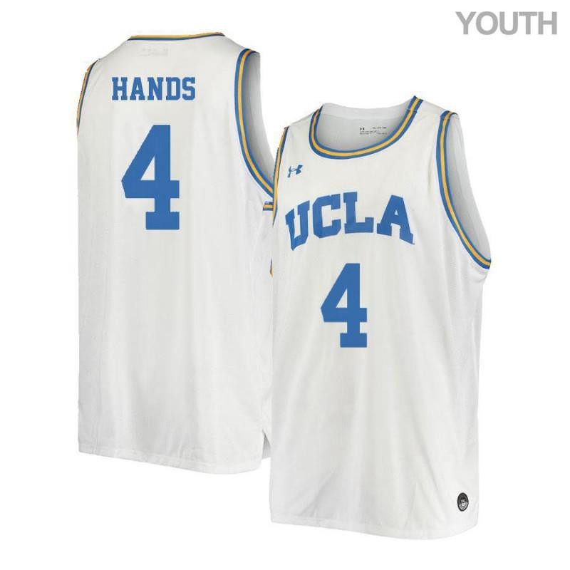Jaylen Hands 4 UCLA Bruins Retro Elite Basketball Youth Jersey - White