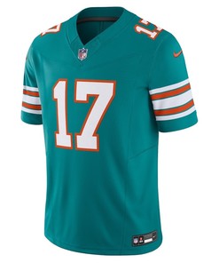Jaylen Waddle 17 Miami Dolphins Vapor F.U.S.E. Limited Alternate 1 Jersey - Aqua