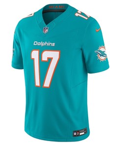 Jaylen Waddle 17 Miami Dolphins Vapor F.U.S.E. Limited Jersey - Aqua
