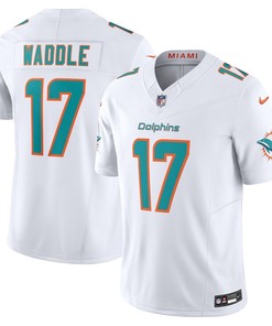 Jaylen Waddle 17 Miami Dolphins Vapor F.U.S.E. Limited Jersey - White