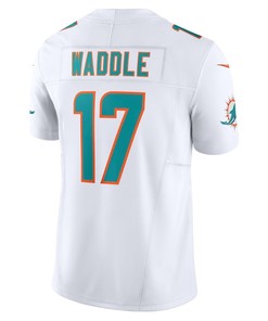Jaylen Waddle 17 Miami Dolphins Vapor F.U.S.E. Limited Jersey - White