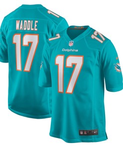 Jaylen Waddle Miami Dolphins 2021 Nfl Draft First Round Pick Game Jersey - Aqua Nfl