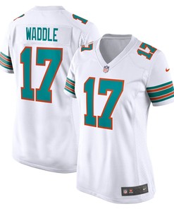Jaylen Waddle Miami Dolphins Womens Game Jersey - White Nfl