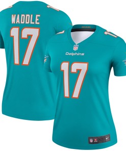 Jaylen Waddle Miami Dolphins Womens Legend Jersey - Aqua Nfl
