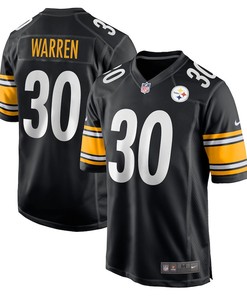 Jaylen Warren Pittsburgh Steelers Game Player Jersey - Black