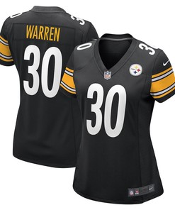 Jaylen Warren Pittsburgh Steelers Women's Game Player Jersey - Black