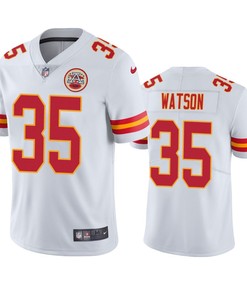 Jaylen Watson 35 Kansas City Chiefs White Vapor Limited Jersey